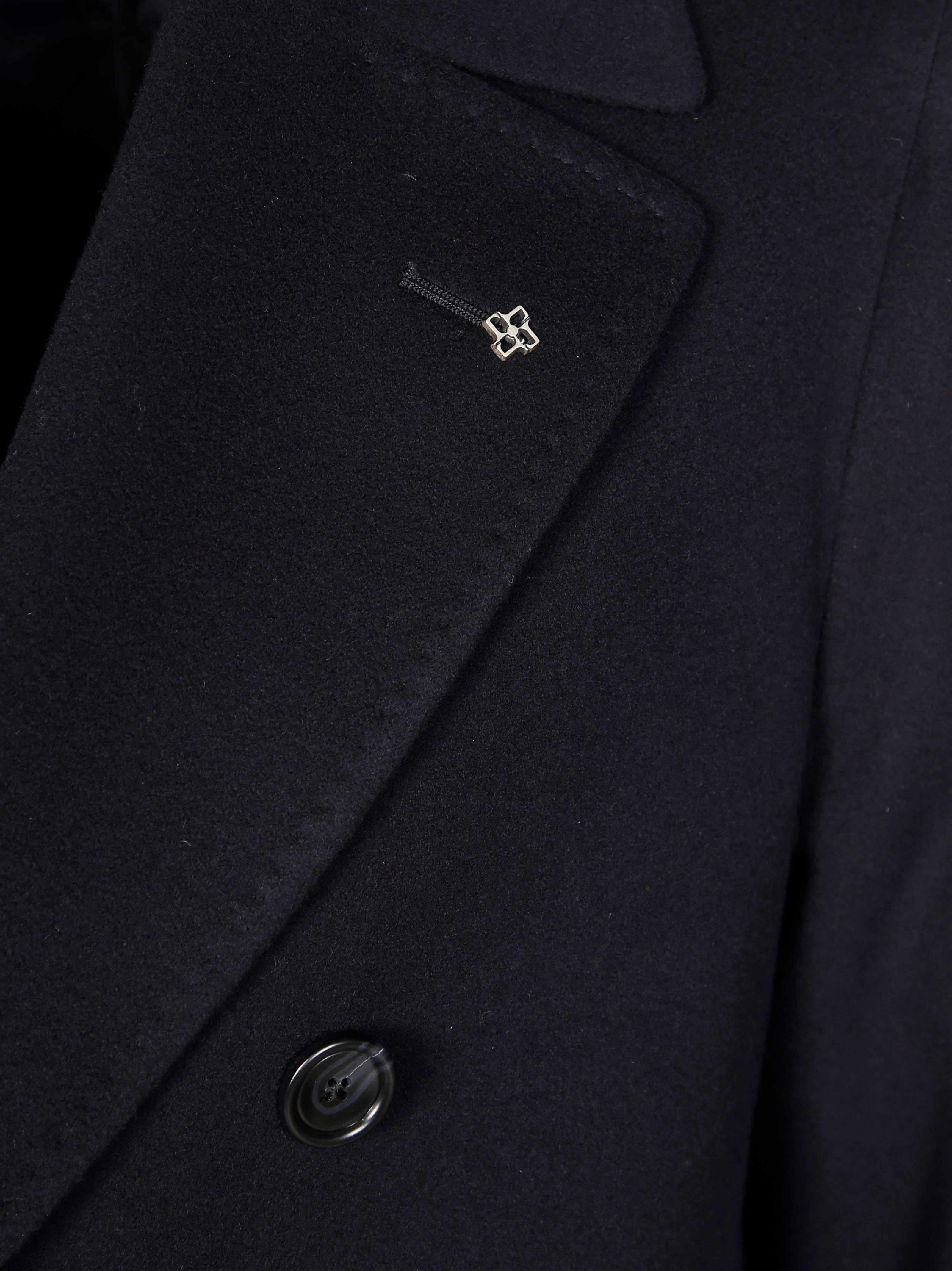 TAGLIATORE Double-Breasted Wool Blend Jacket