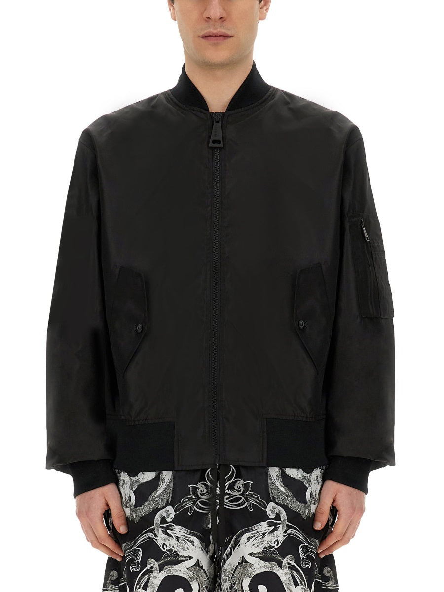 VERSACE JEANS COUTURE Technical Fabric Jacket for Men - Size 48 IT