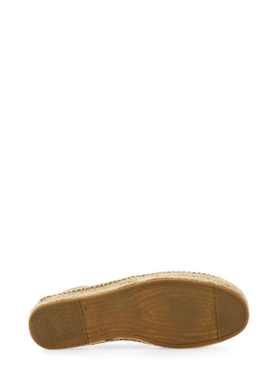 MANEBI Men's Leather Espadrille Flats
