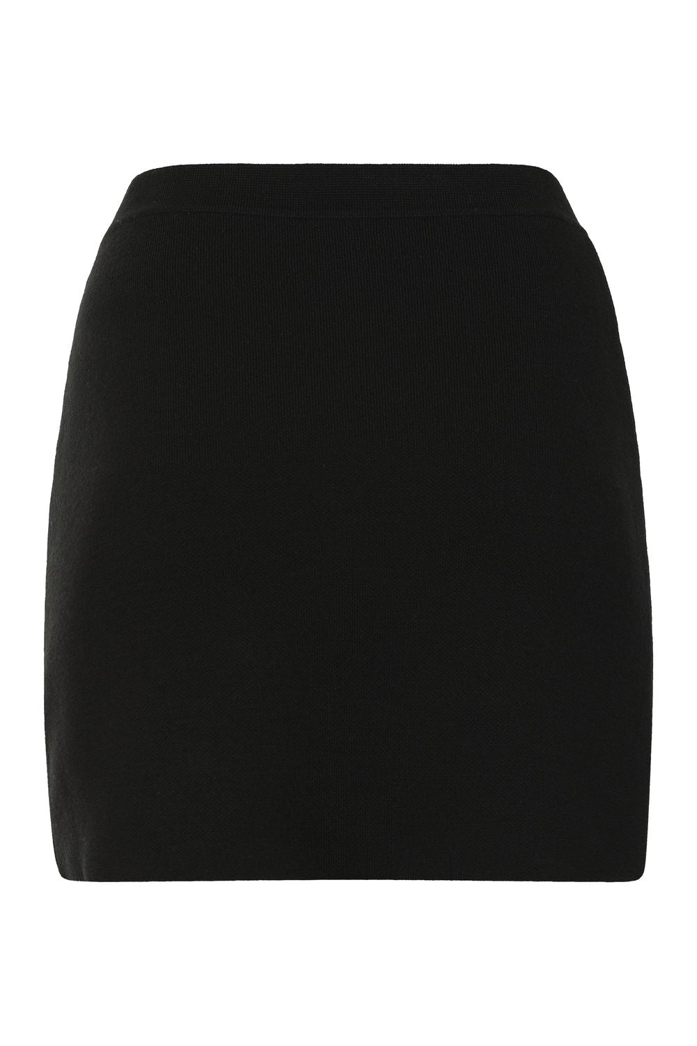 KHAITE Women's Knit Mini Skirt with Elastic Waistband