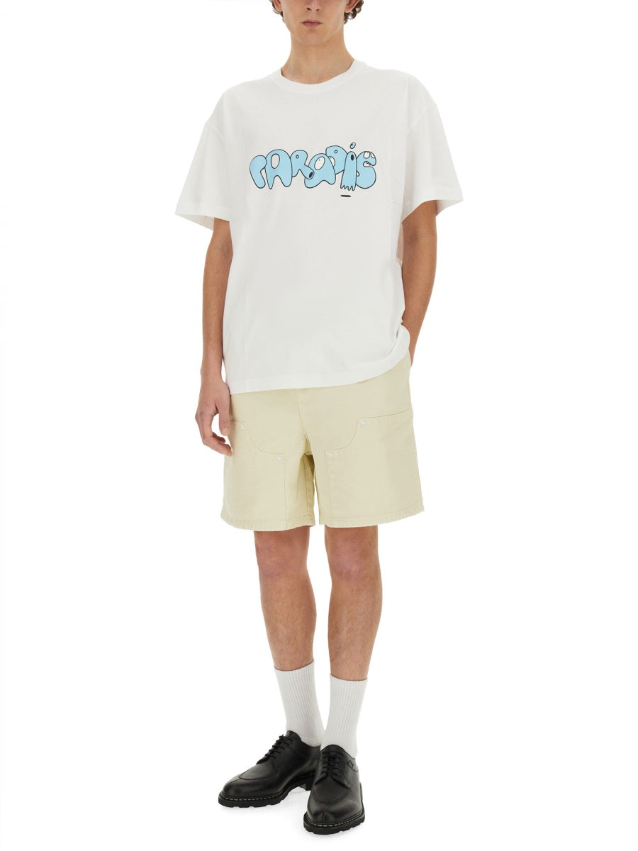 3.PARADIS Men's Straight Fit Twill Shorts - Size 32