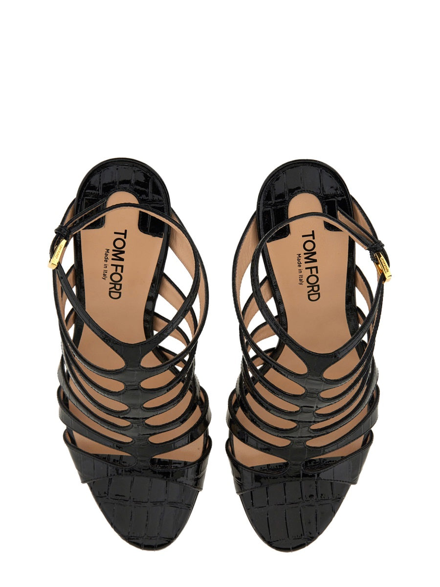 TOM FORD Leather Sandal