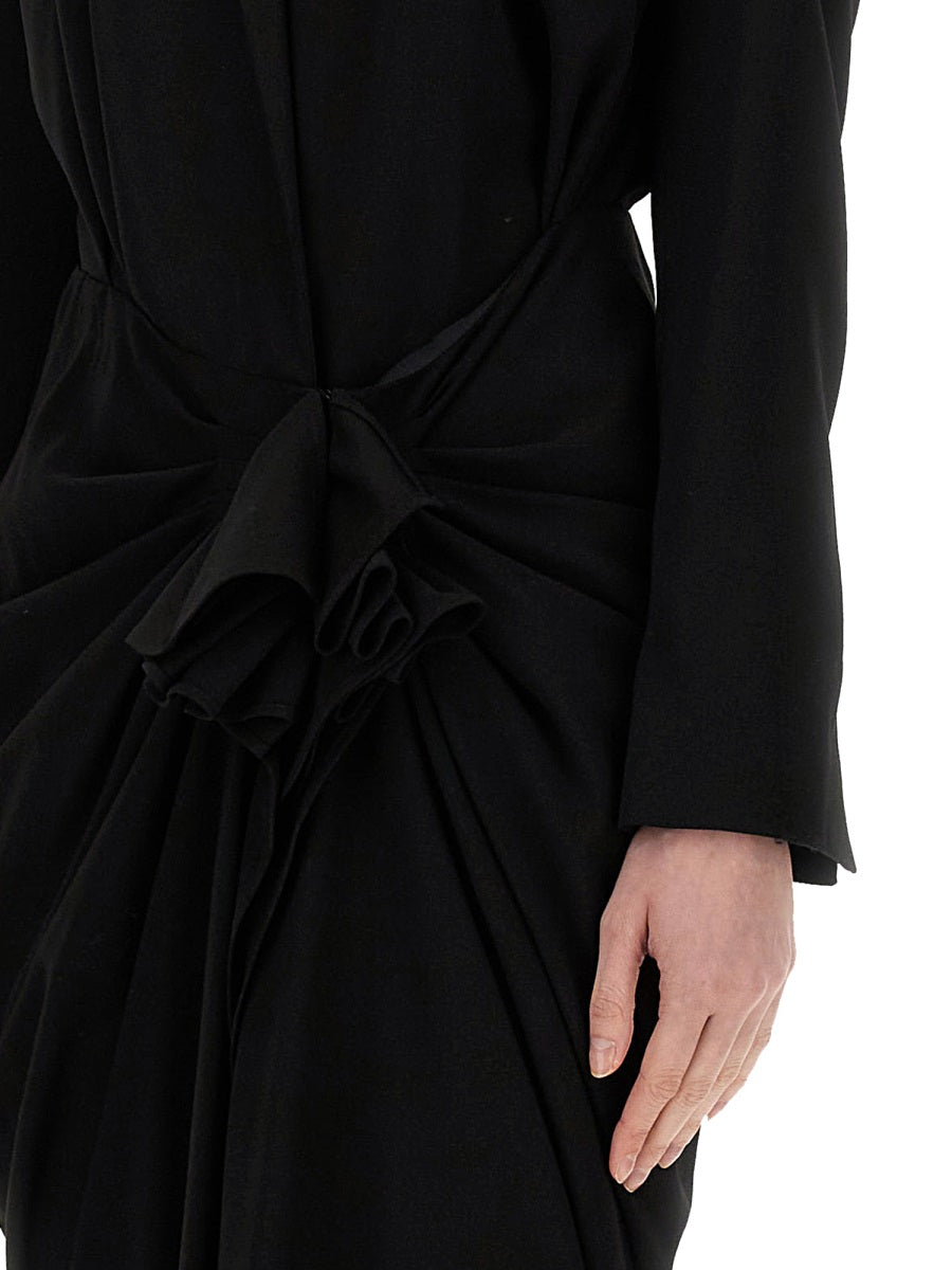 DRIES VAN NOTEN Chic Slim Fit Midi Dress