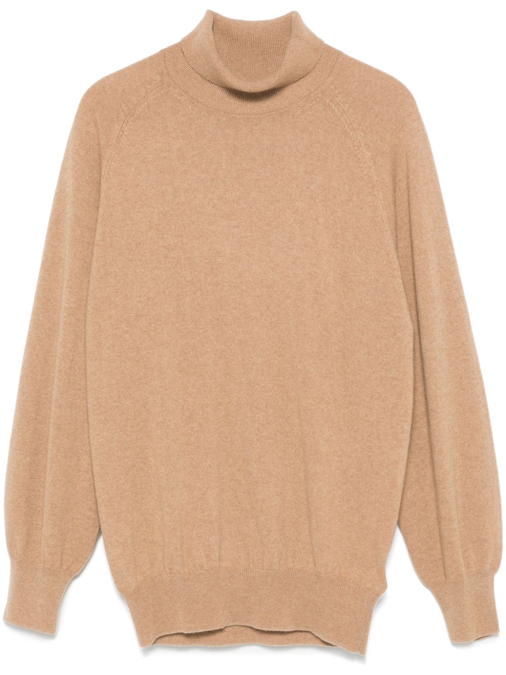 KHAITE High Neck Cashmere Blend Sweater