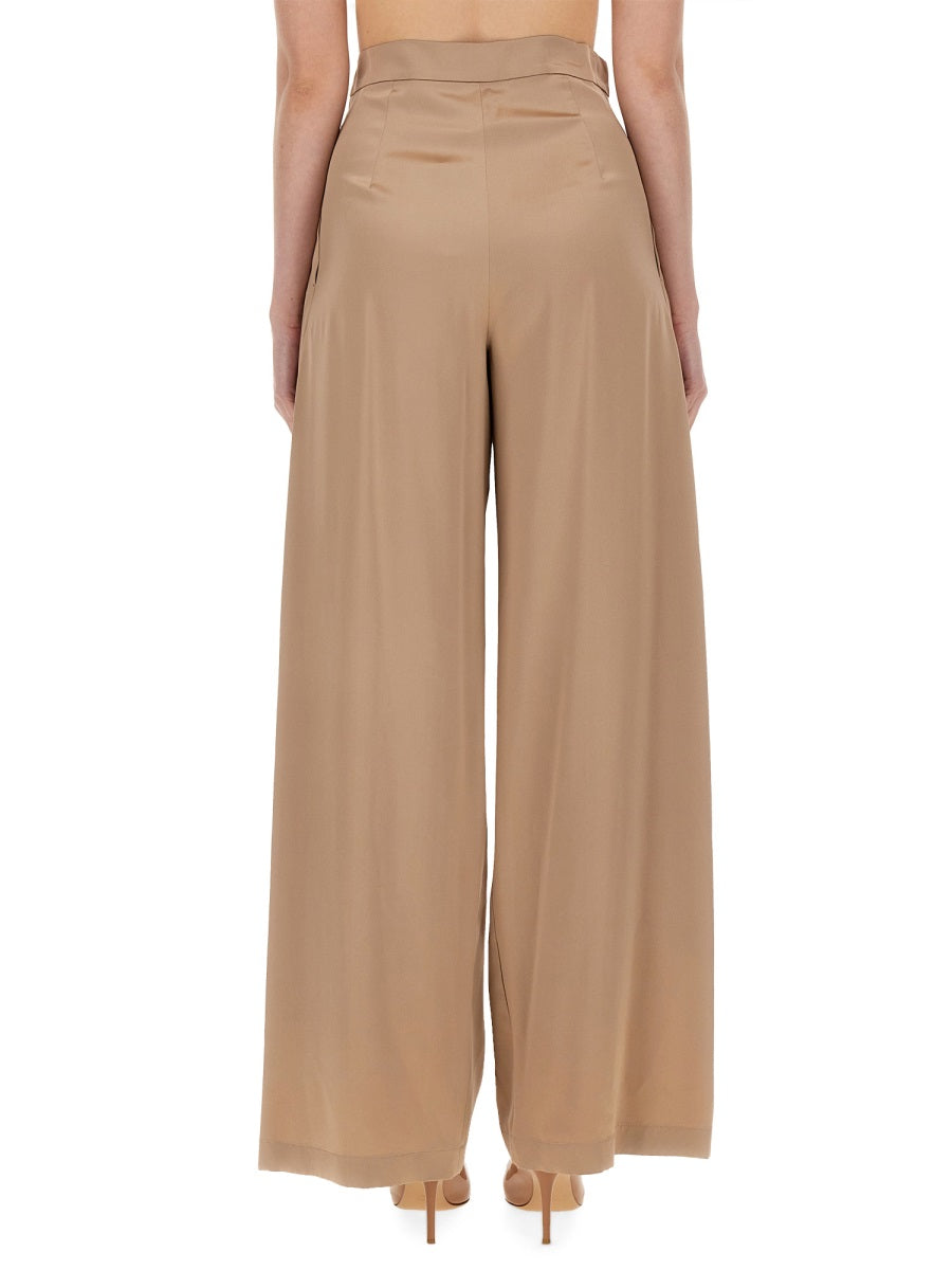 MAX MARA Elegant Regular Fit Silk Pants Size 40