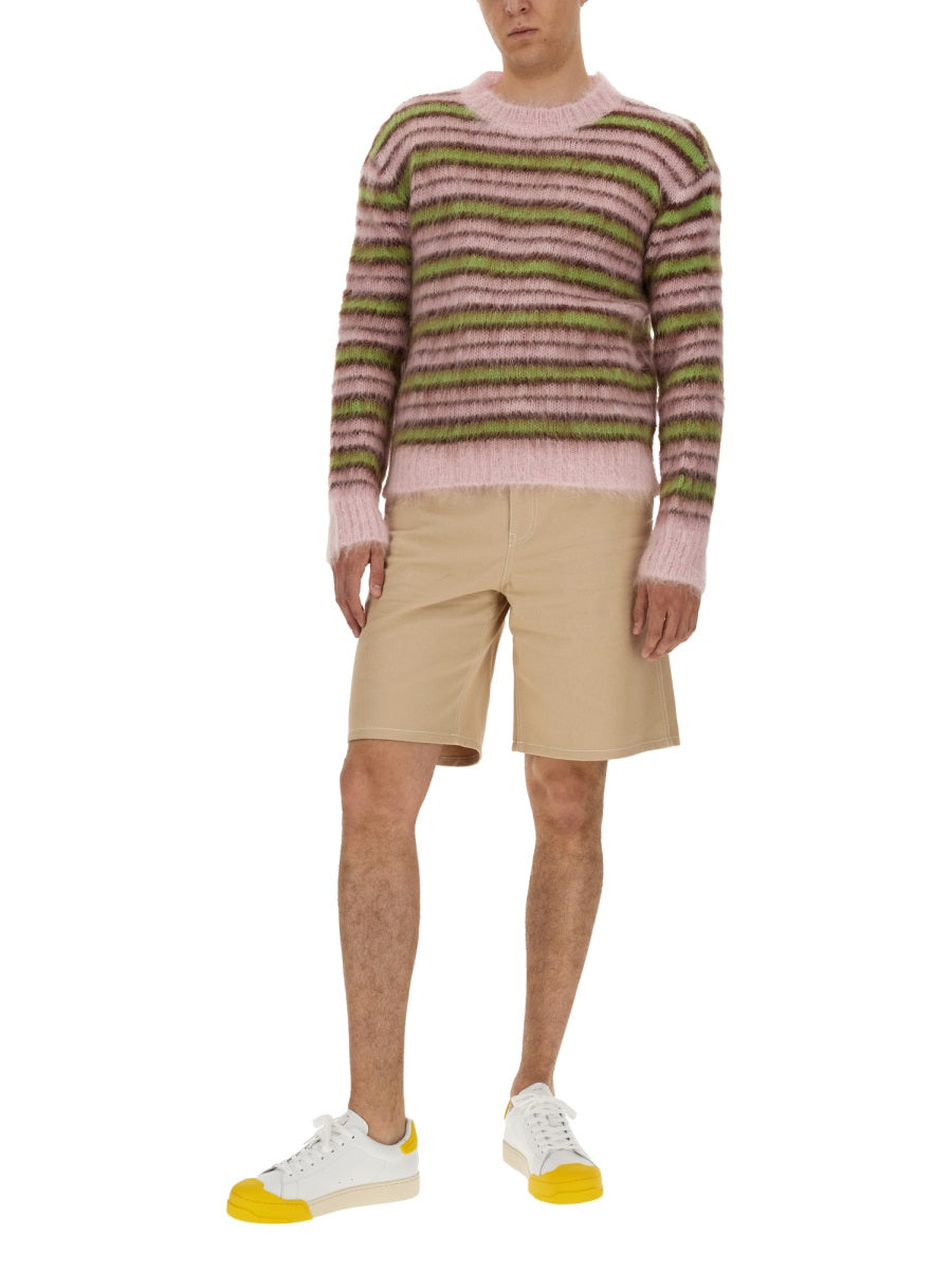 MARNI Comfort Fit Striped Shirt for Men