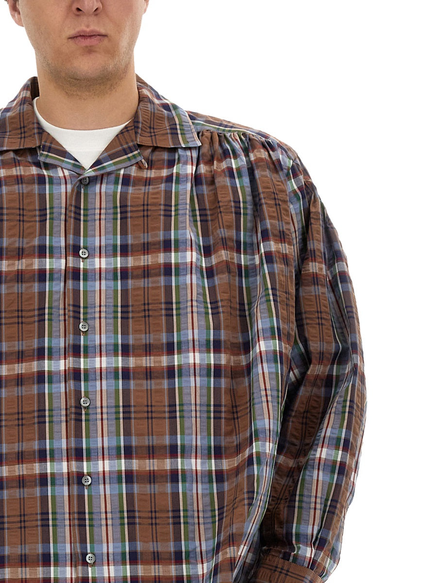 AïE Oversized Cotton Seersucker Shirt - Size L