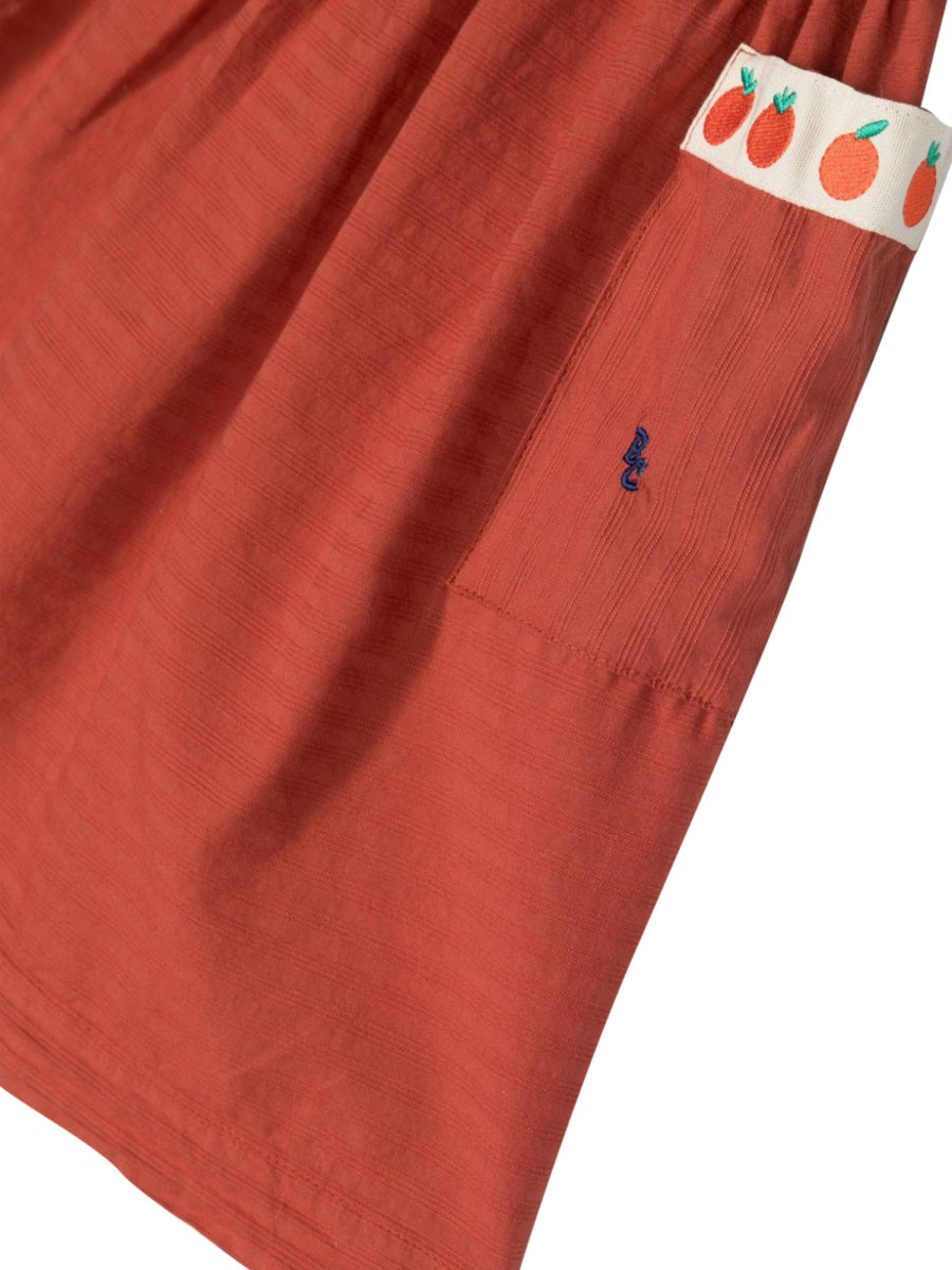 BOBO CHOSES Mini Pockets Woven Skirt for Girls