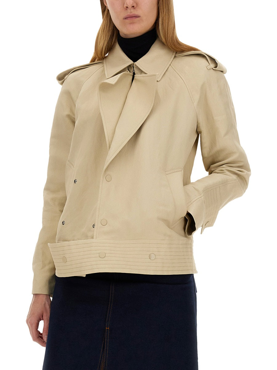 BURBERRY Women's Trench Jacket - Size 8