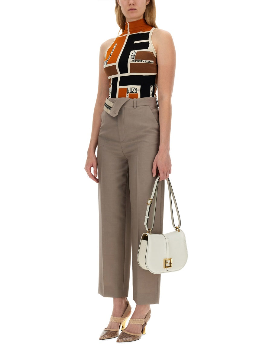 FENDI Puzzle Pattern Top - Size 40 IT