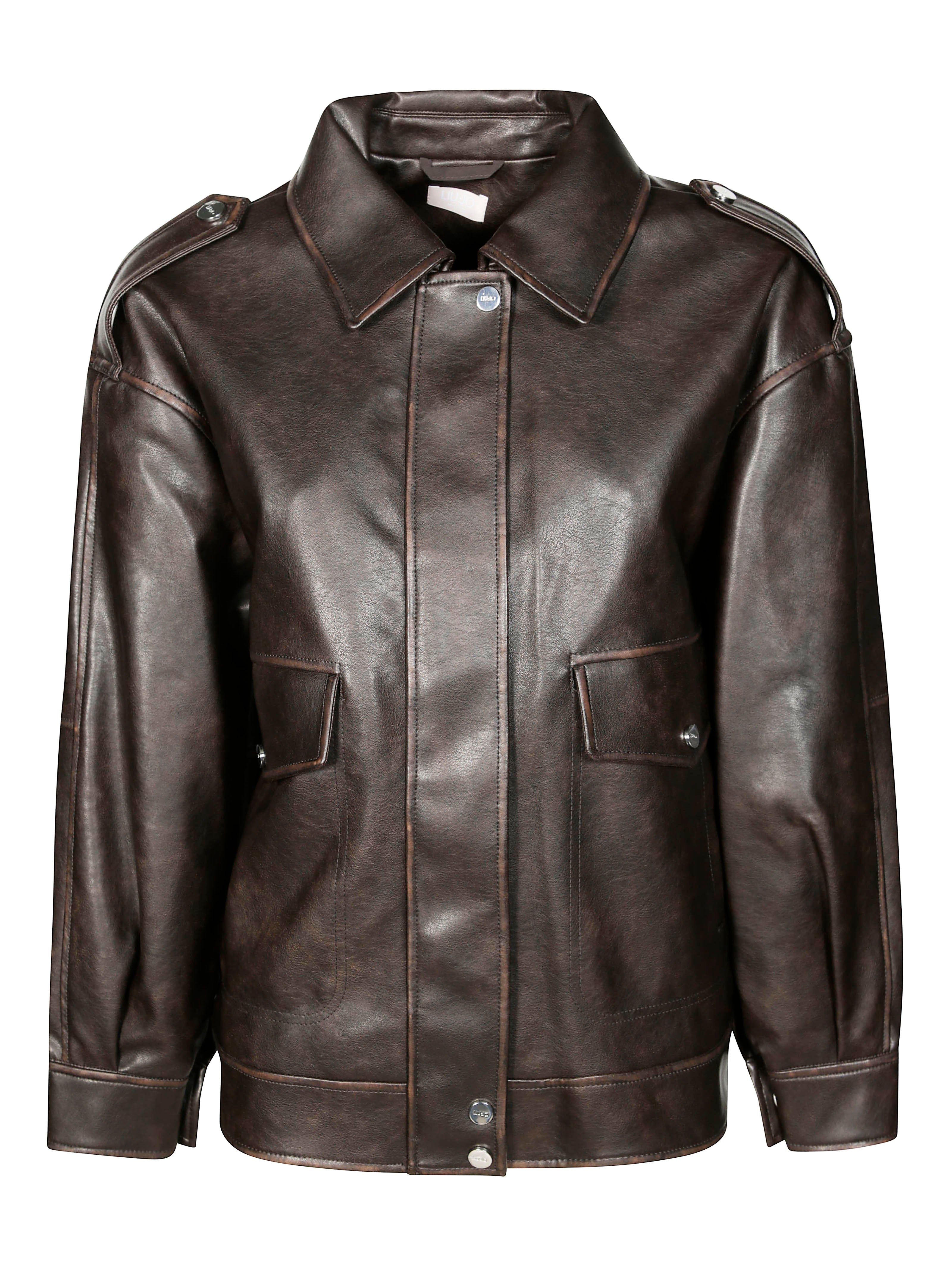 LIUJO Men's Eco-Leather Jacket - Stylish & Contemporary