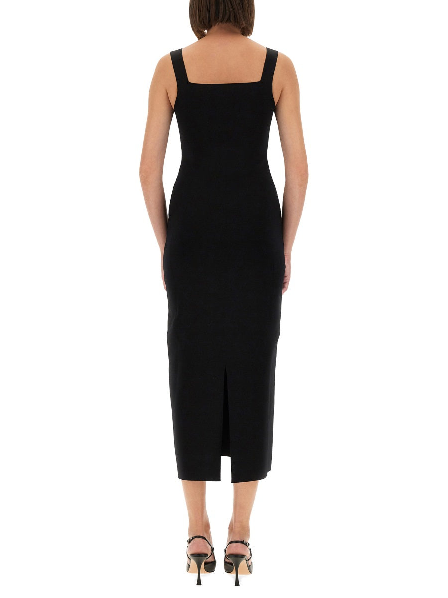 KHAITE Slim Fit Mini Dress