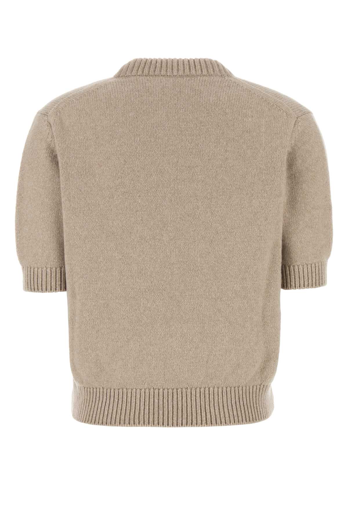 KHAITE Cappuccino Cashmere Davin Sweater