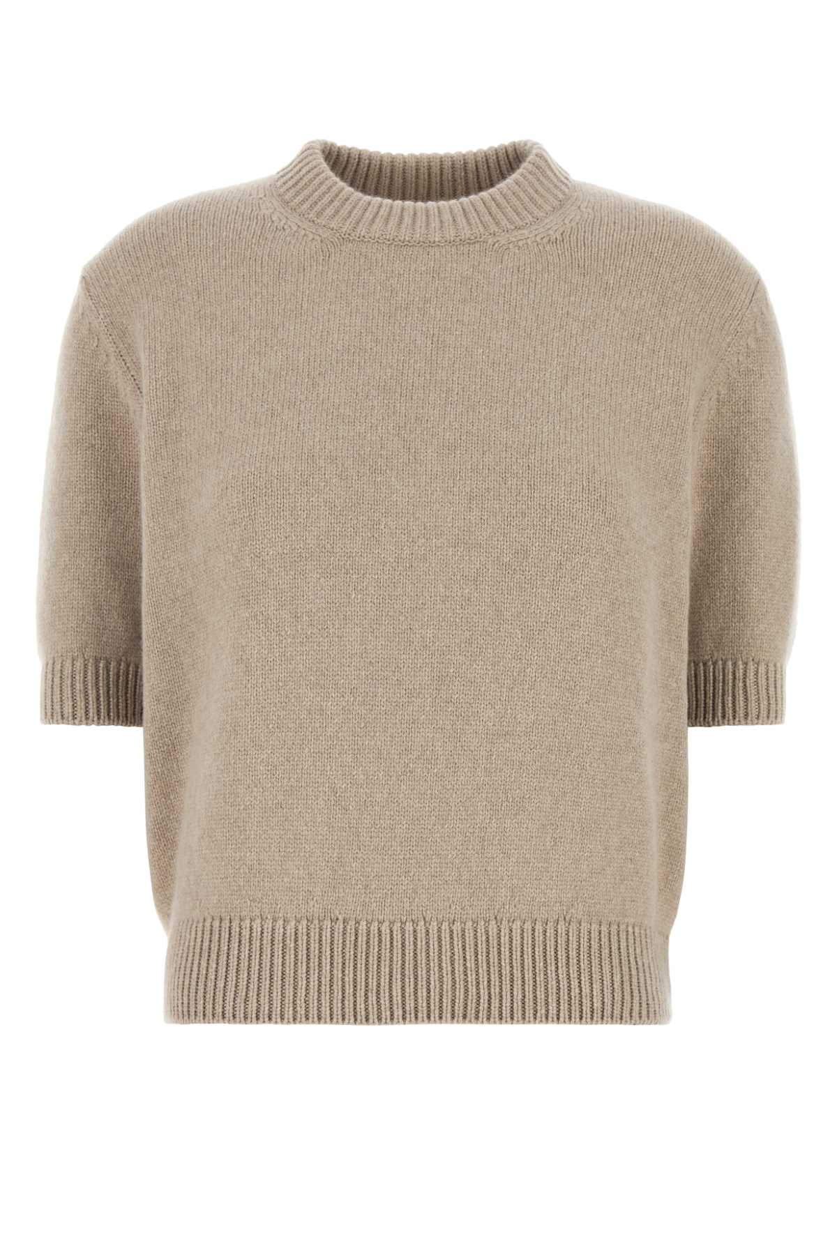 KHAITE Cappuccino Cashmere Davin Sweater