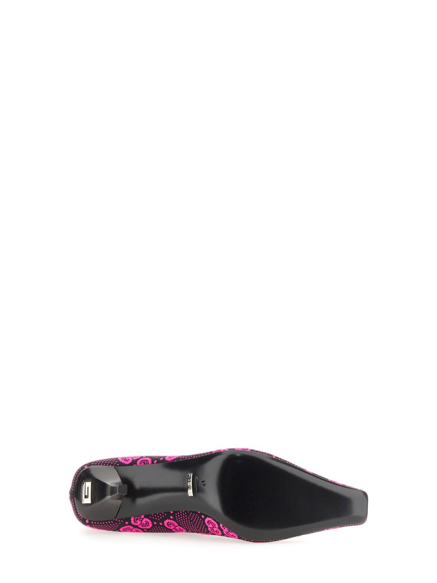 GUCCI Knit Medium Heel Boots - 7.5 cm