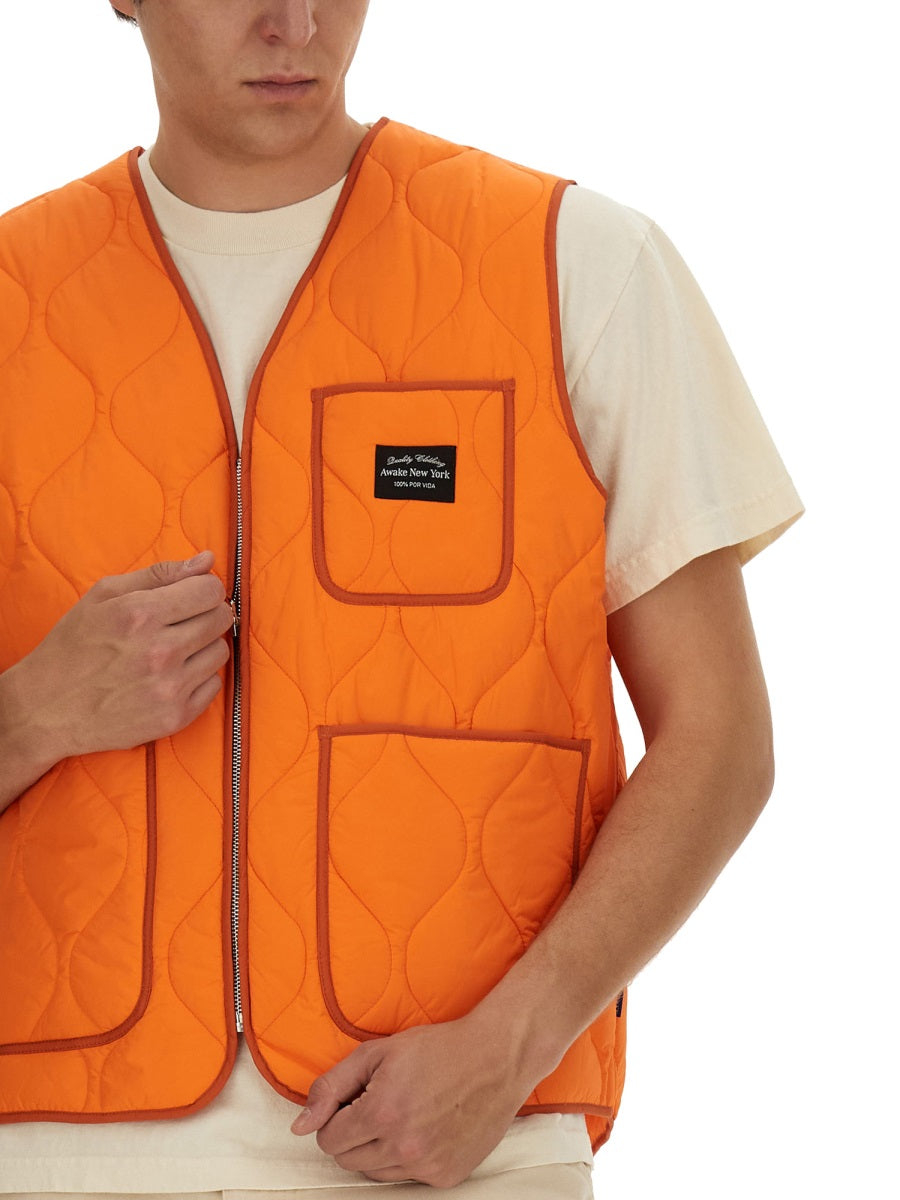 AWAKE NY Regular Fit Logo Vest