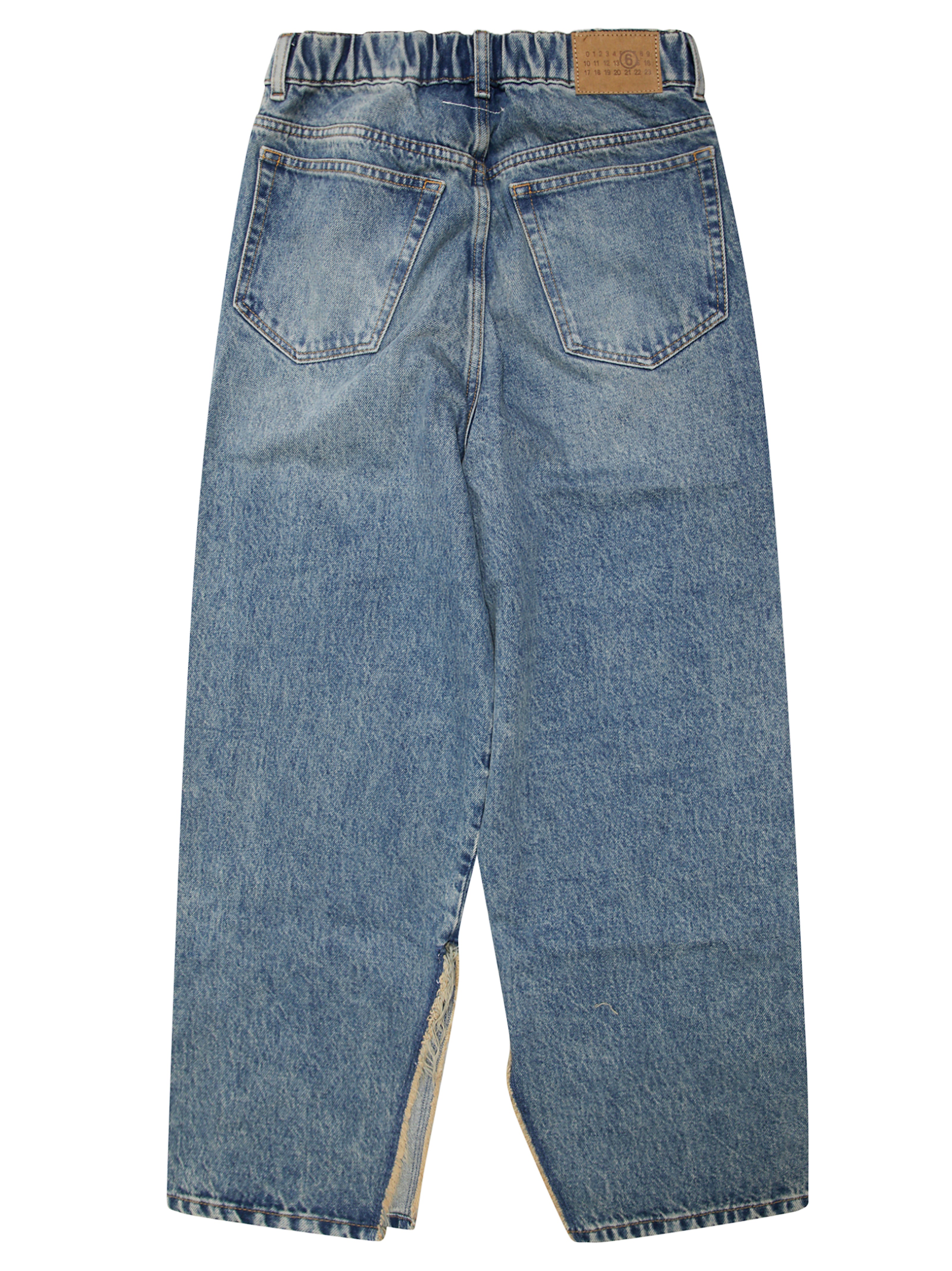 MM6 Wide-Leg Ankle-Cut Jeans