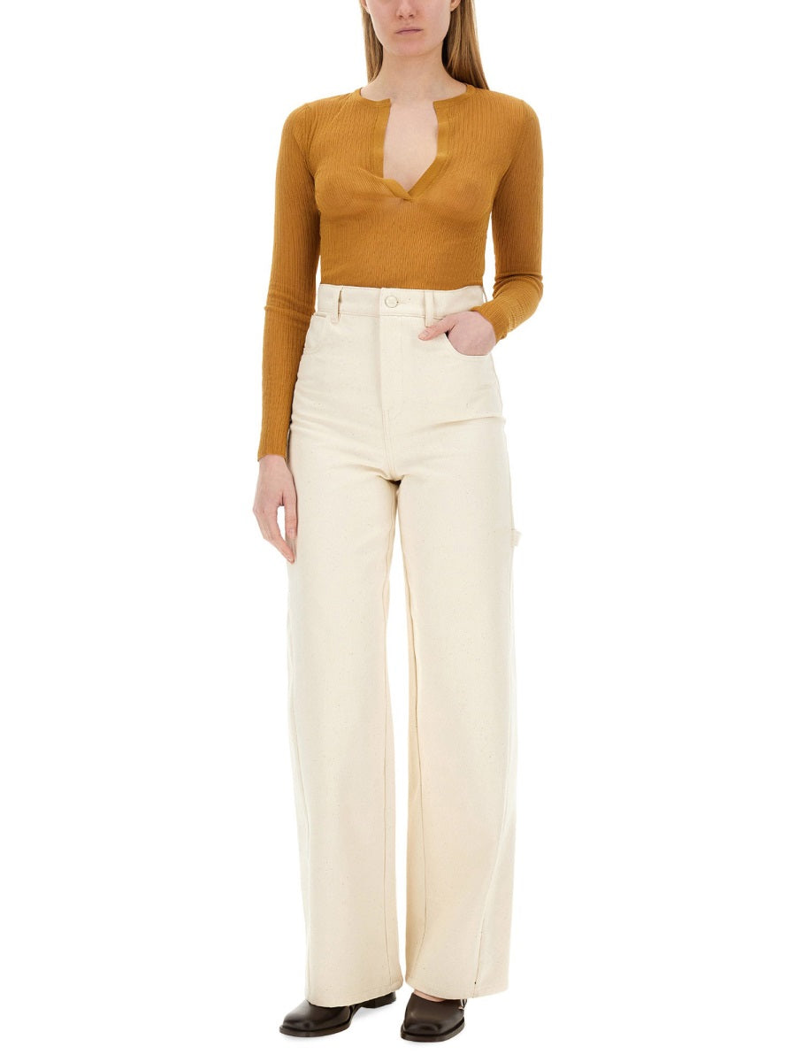 MAX MARA Silk Mesh Sweater - Size S