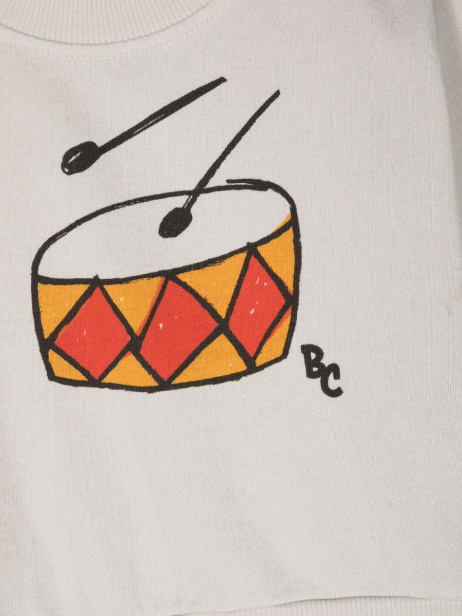 BOBO CHOSES Mini Play the Drum Sweatshirt