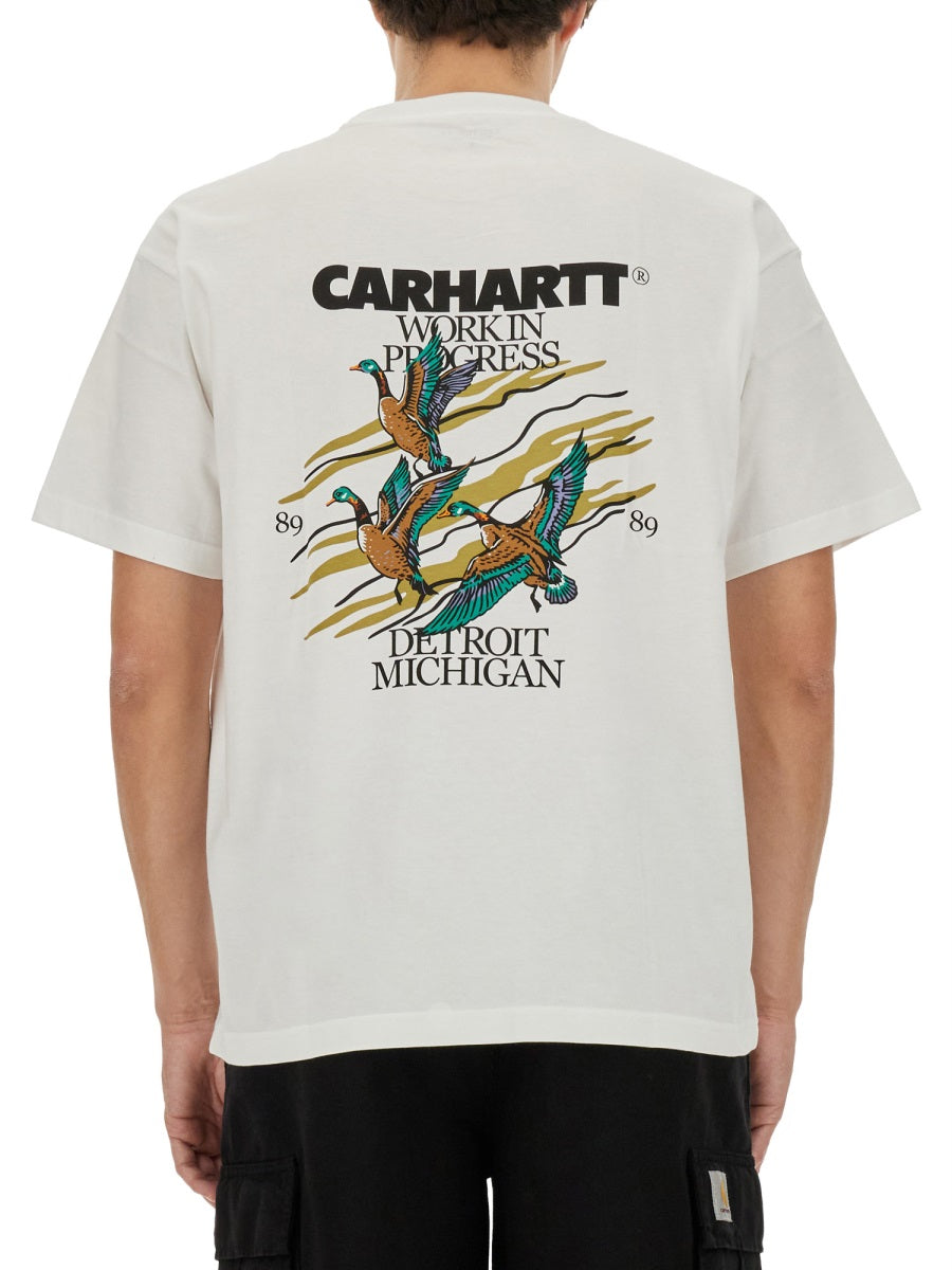 CARHARTT WIP Logo T-Shirt for Men - Size L