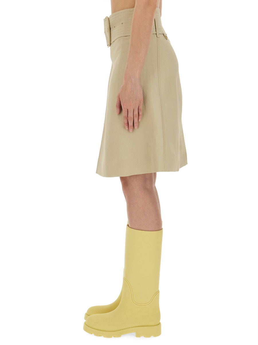 BURBERRY Trench Skirt - Size 8 UK