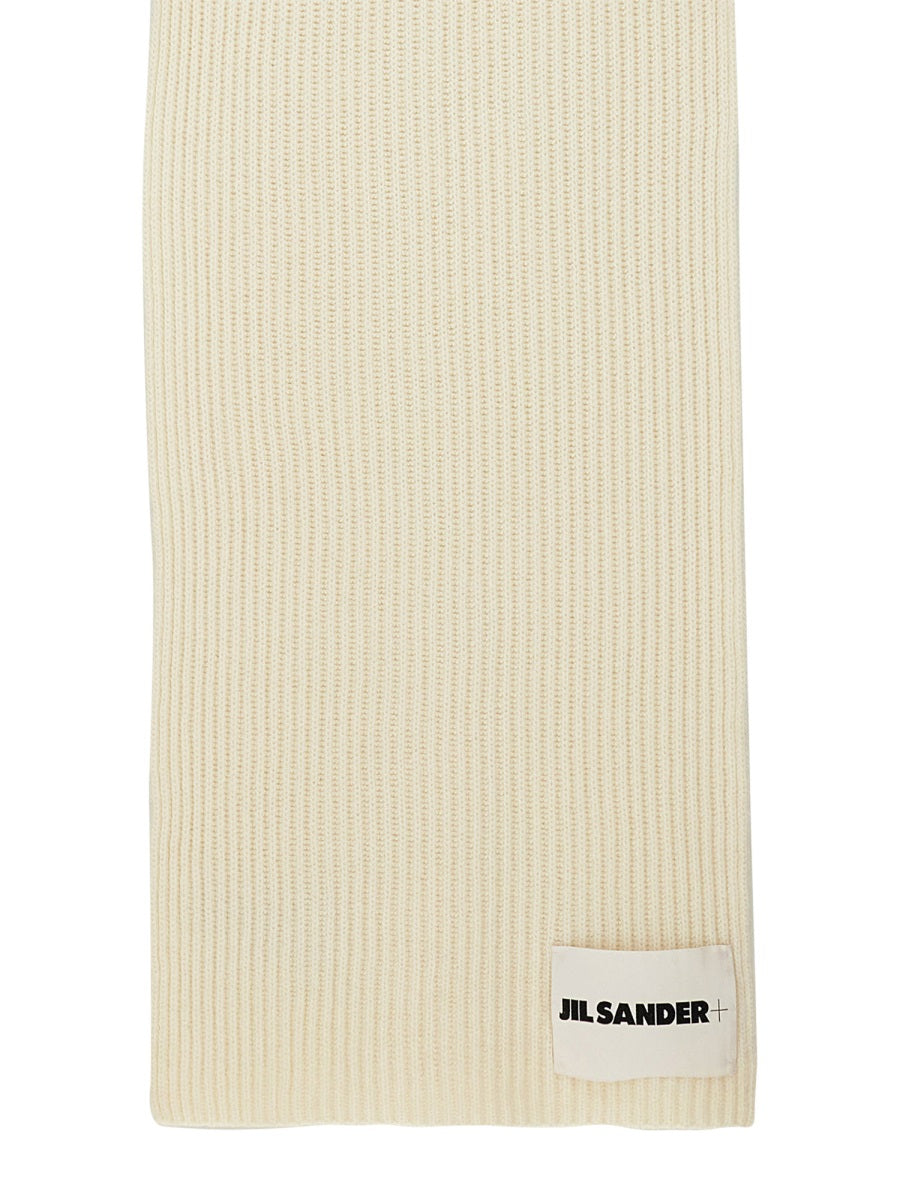 JIL SANDER Luxurious Wool Scarf for Men - FW24 Collection
