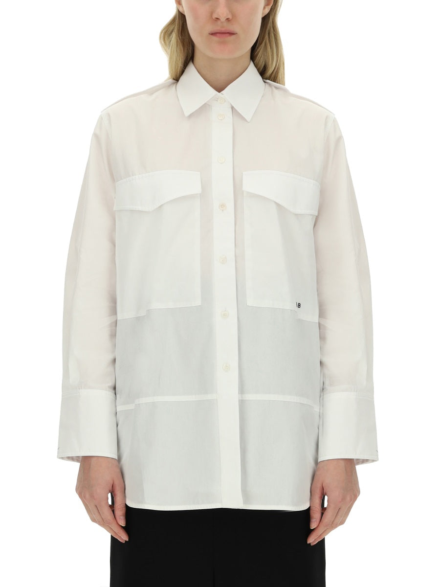 VICTORIA BECKHAM Oversize Pocket Shirt - Size 8