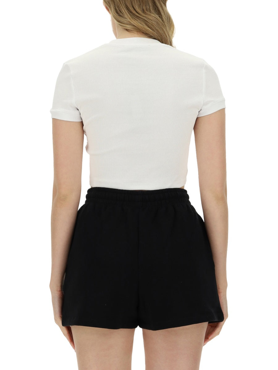 ROTATE BIRGER CHRISTENSEN Slim Fit Logo T-Shirt - Size S