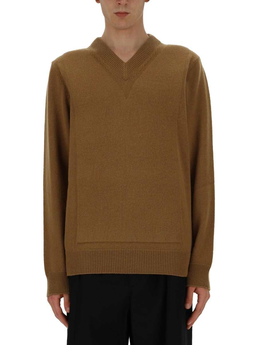 JIL SANDER V-Neck Sweater - Size 48 IT