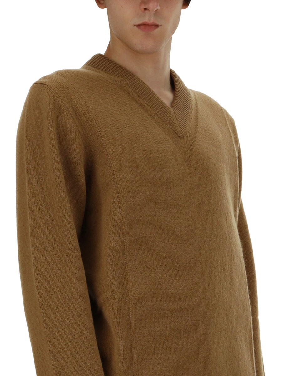 JIL SANDER V-Neck Sweater - Size 48 IT