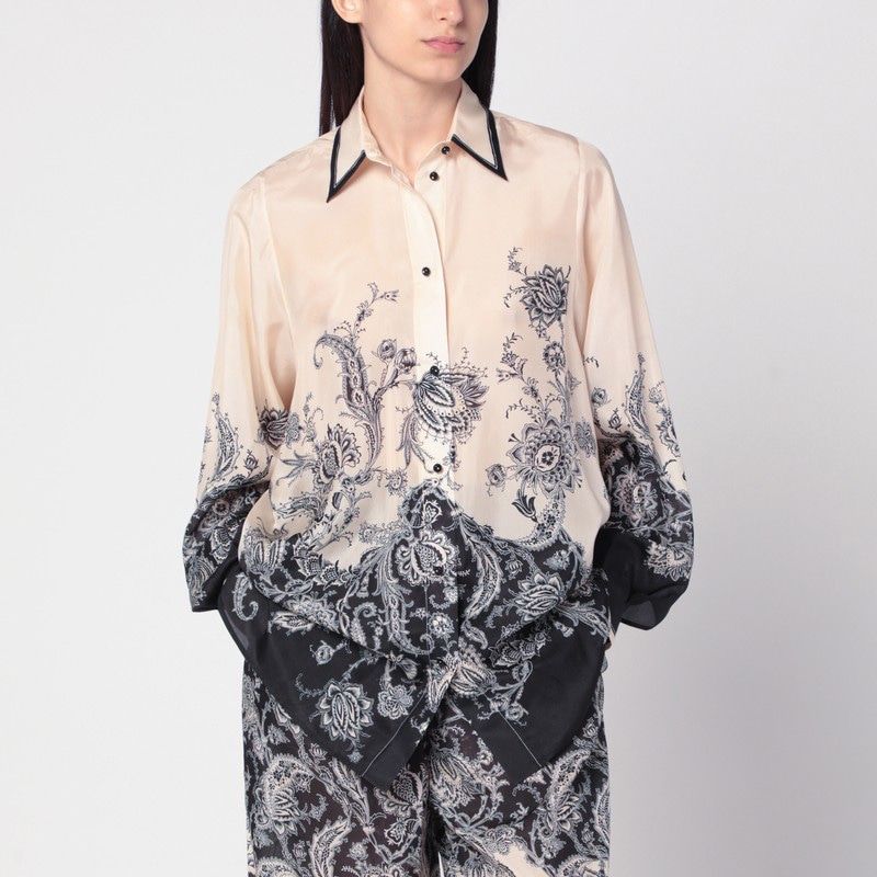 ZIMMERMANN Rhiannon Silk Shirt with Fantasy Print