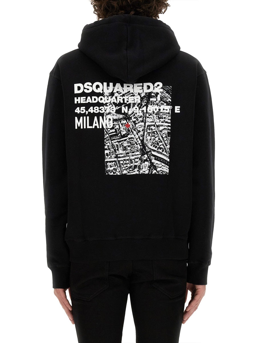 DSQUARED Cool Fit Regular Sweatshirt - Size L