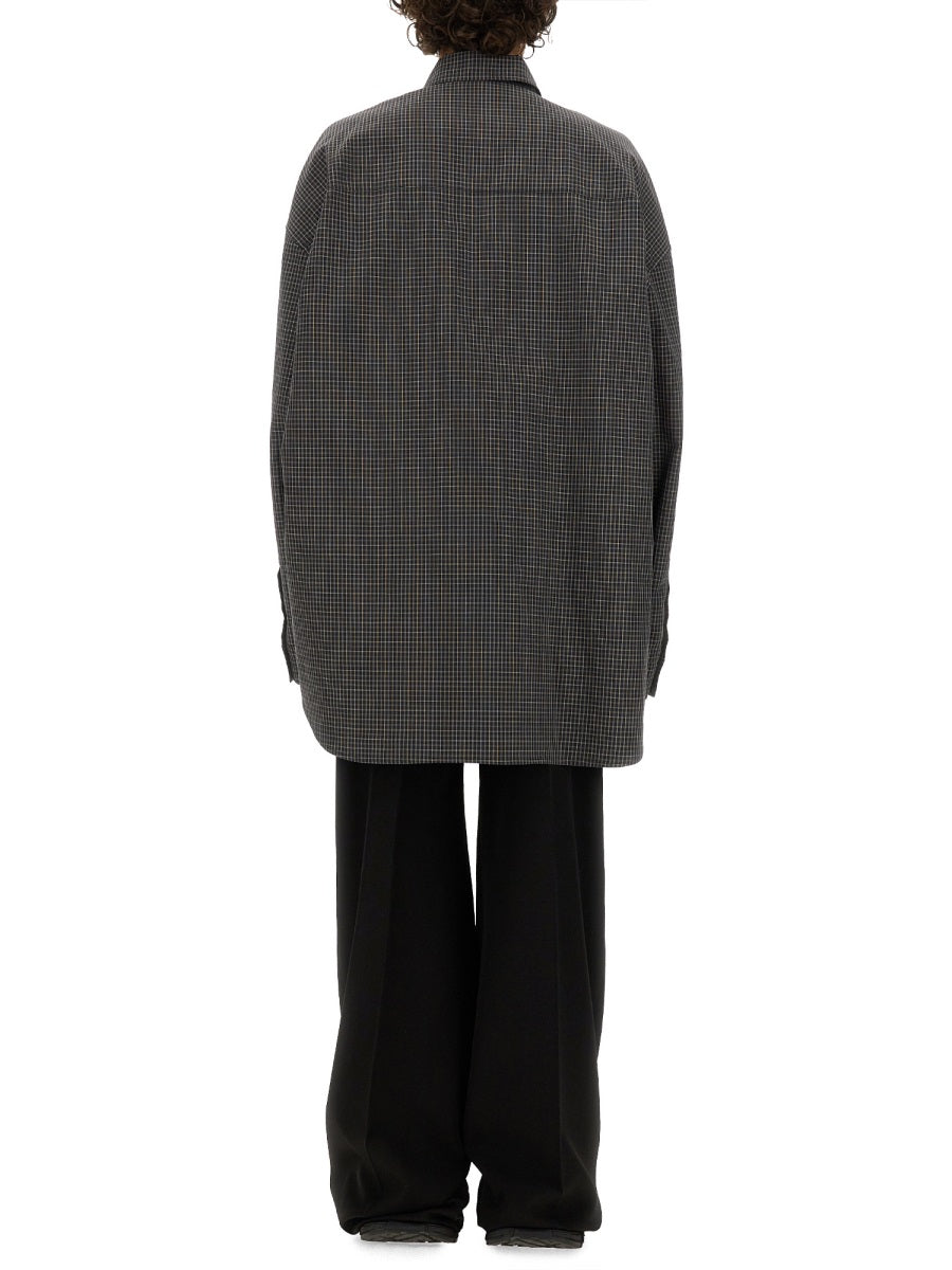 BALENCIAGA Oversized Fit Outerwear Shirt - Large