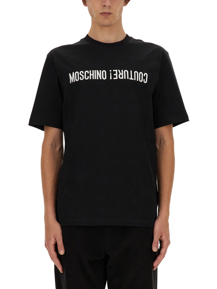 MOSCHINO Logo T-Shirt in Size L for Men