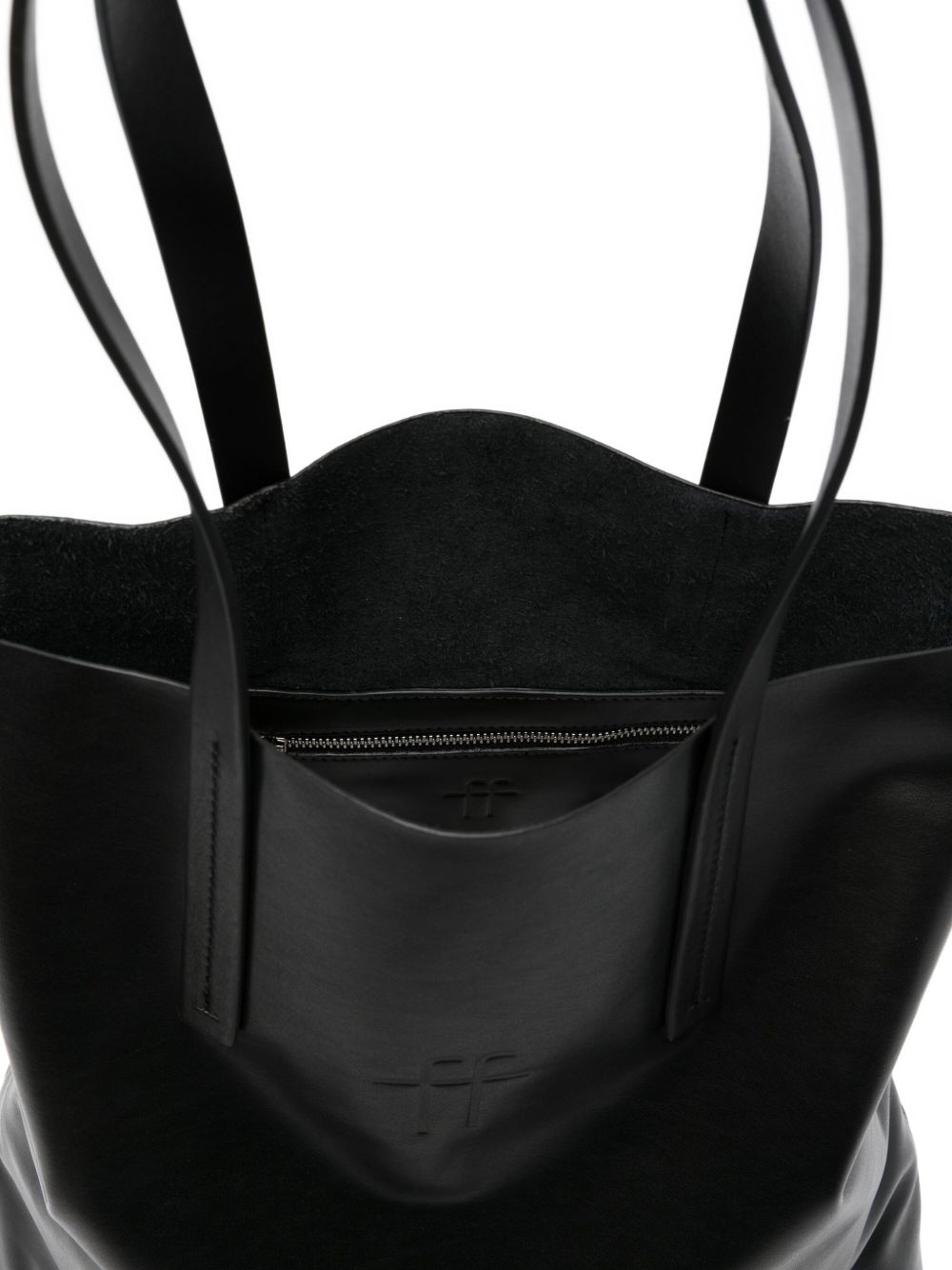 FORTE FORTE Large Leather Shopping Handbag
