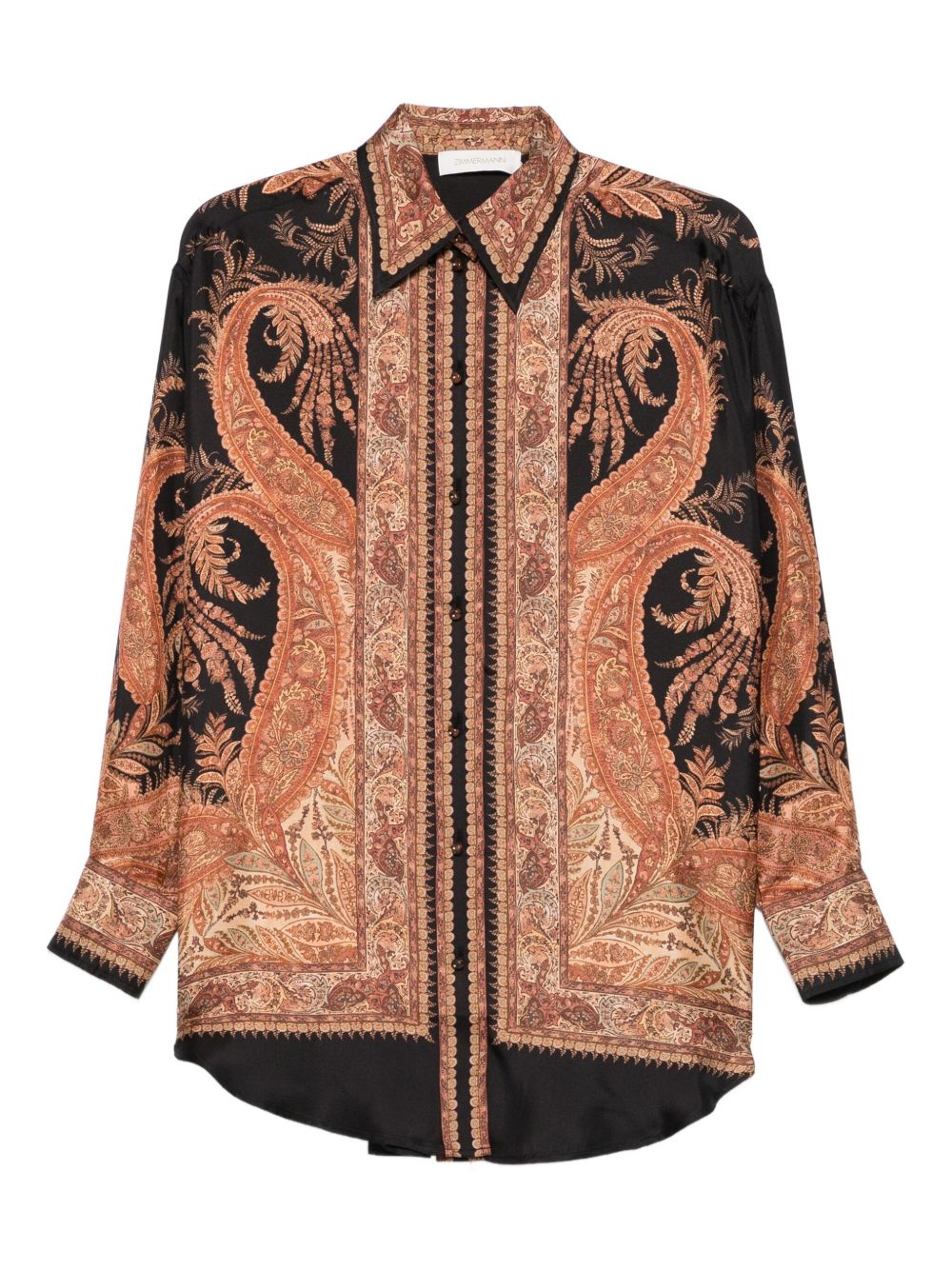 ZIMMERMANN Silk Hypnotic Shirt - Size 0P to 4