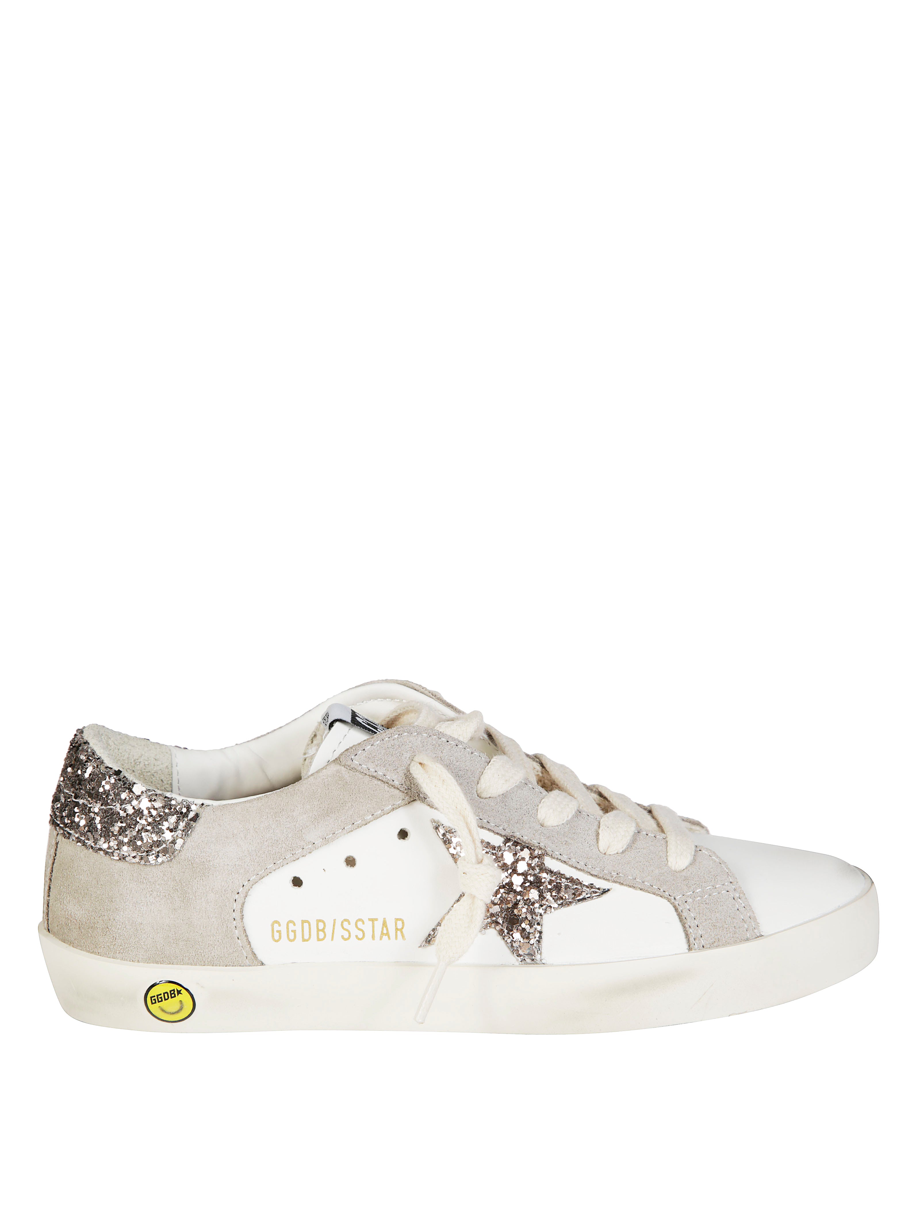 GOLDEN GOOSE Glitter Mini Star Sneakers