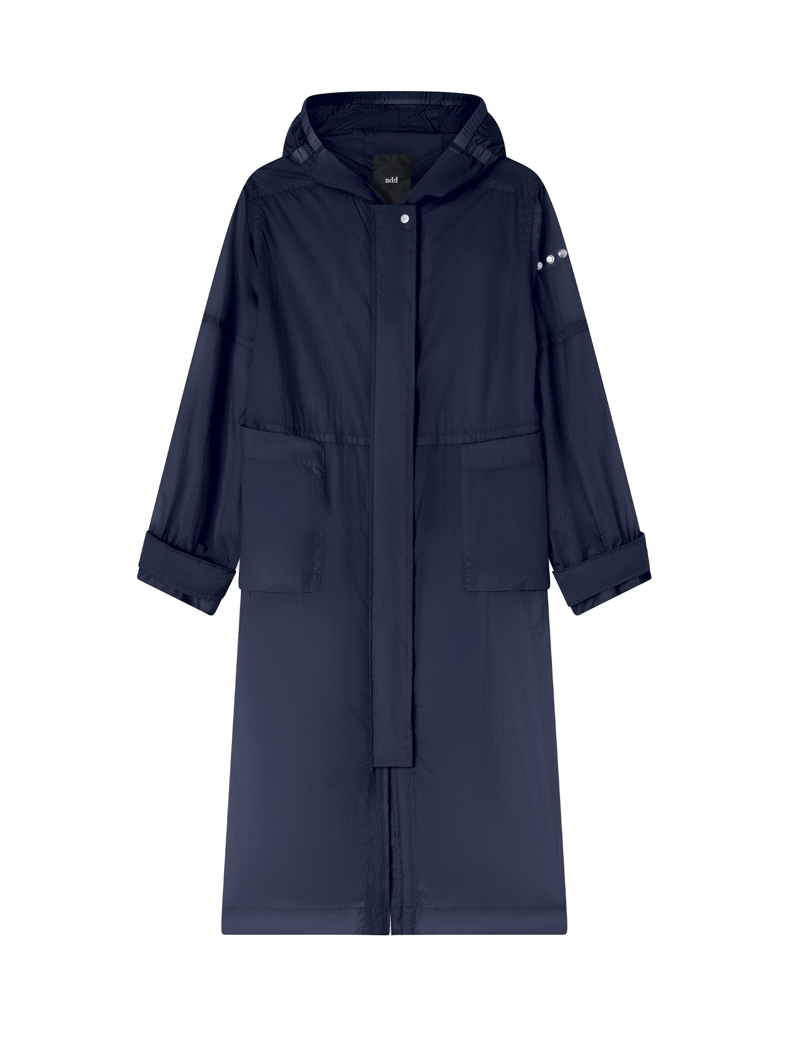 ADD Women's Long Parka Jacket with Hood