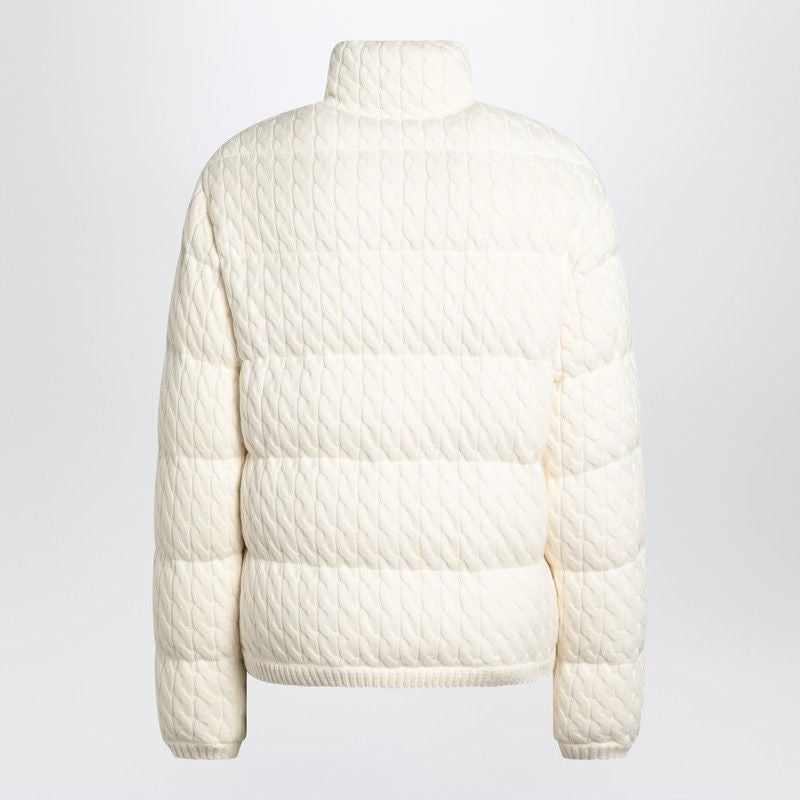 MONCLER Women's Mini Puffer Jacket with Braided Design