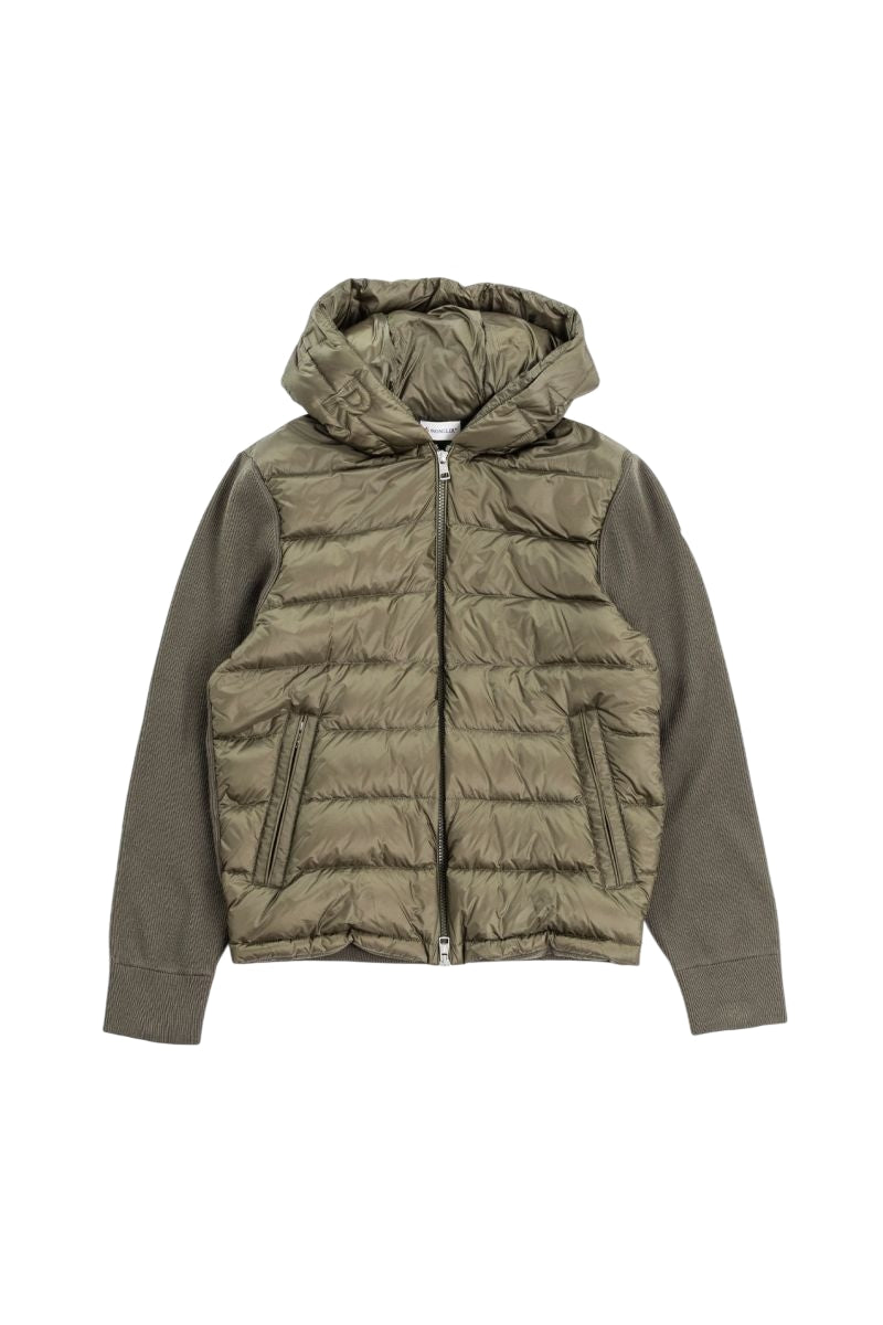 MONCLER Men's Zip-Up Hoodie Down Cardigan