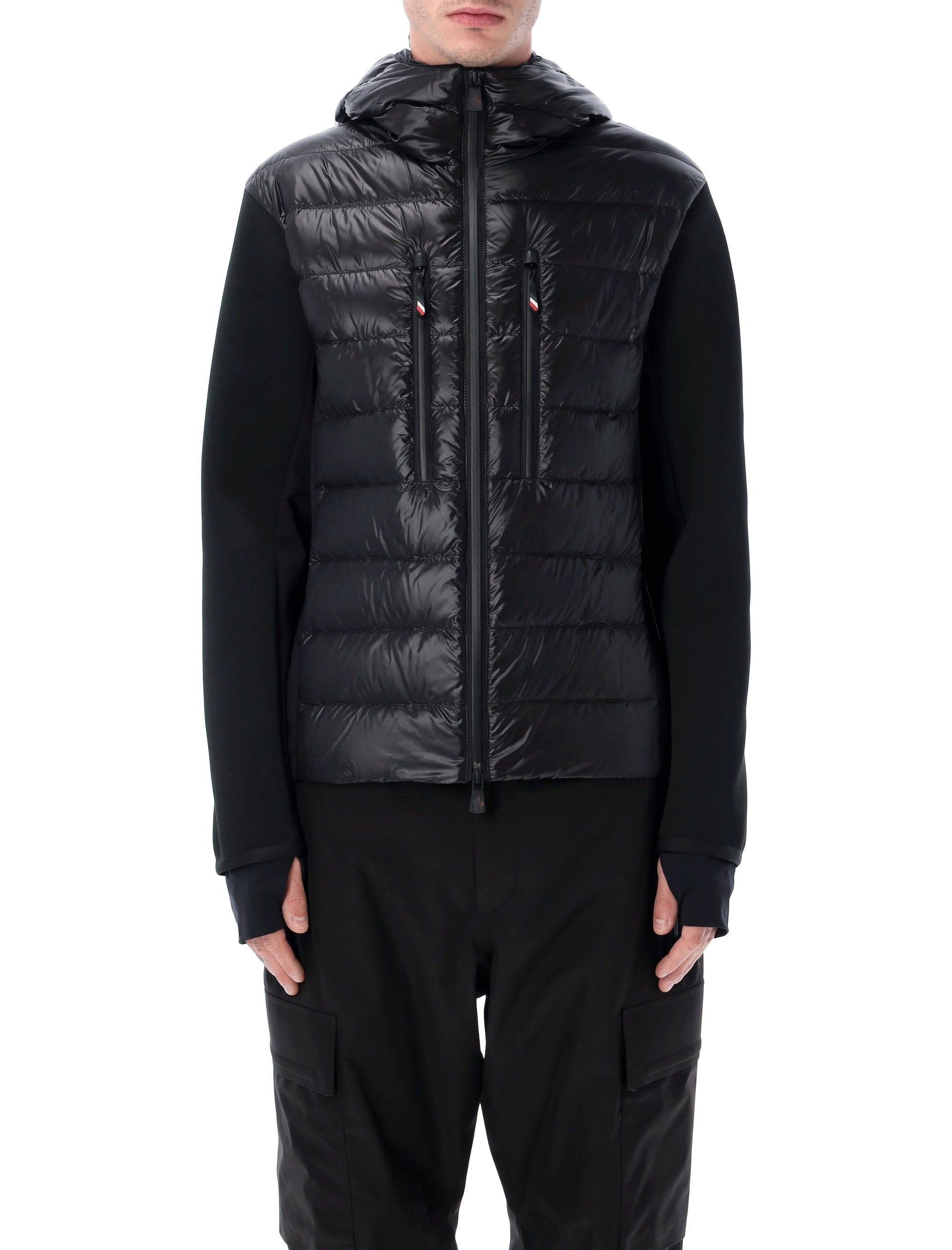 MONCLER GRENOBLE Slim Fit Cardigan with Zip - Size L