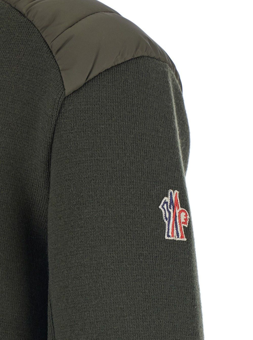 MONCLER Logo Embroidered Cardigan for Men - FW25