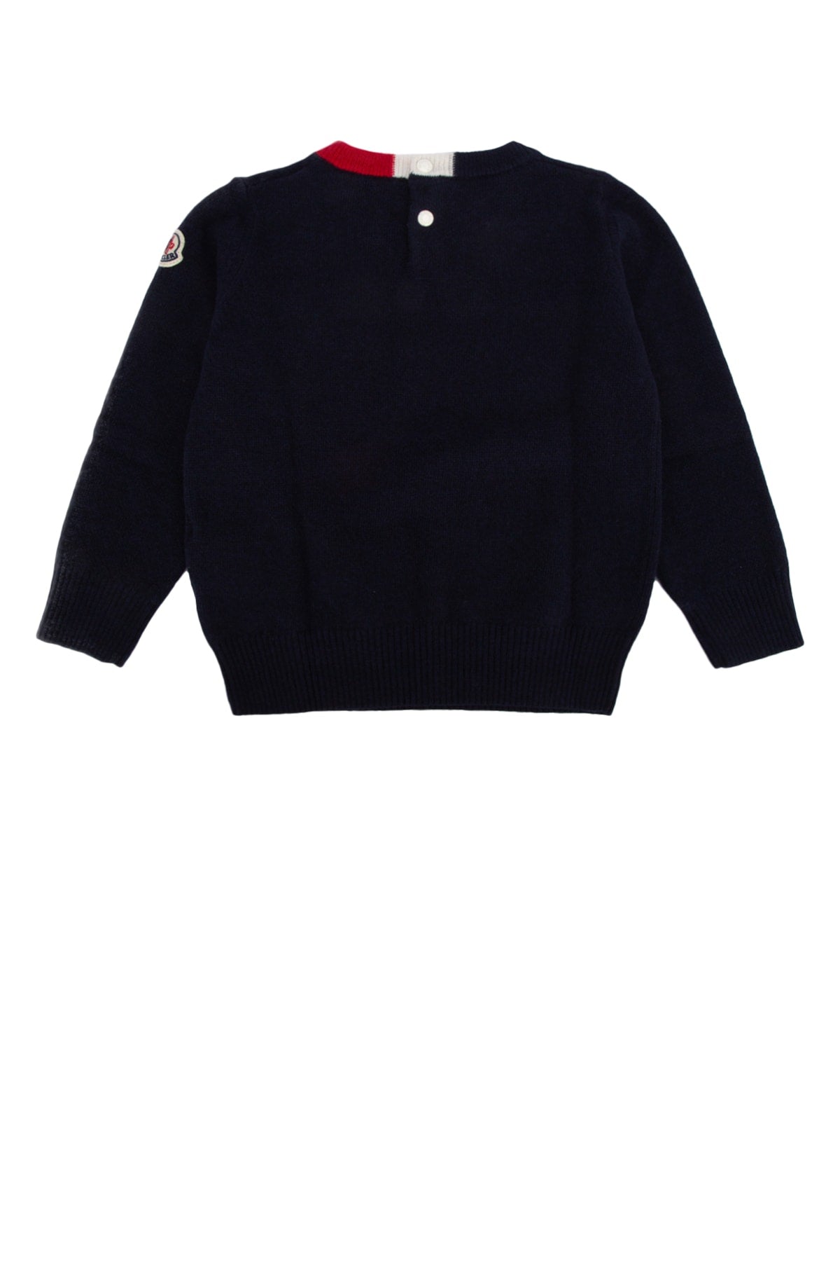 MONCLER KIDS Boys' Cozy Crew Neck Sweater for Fall 2024