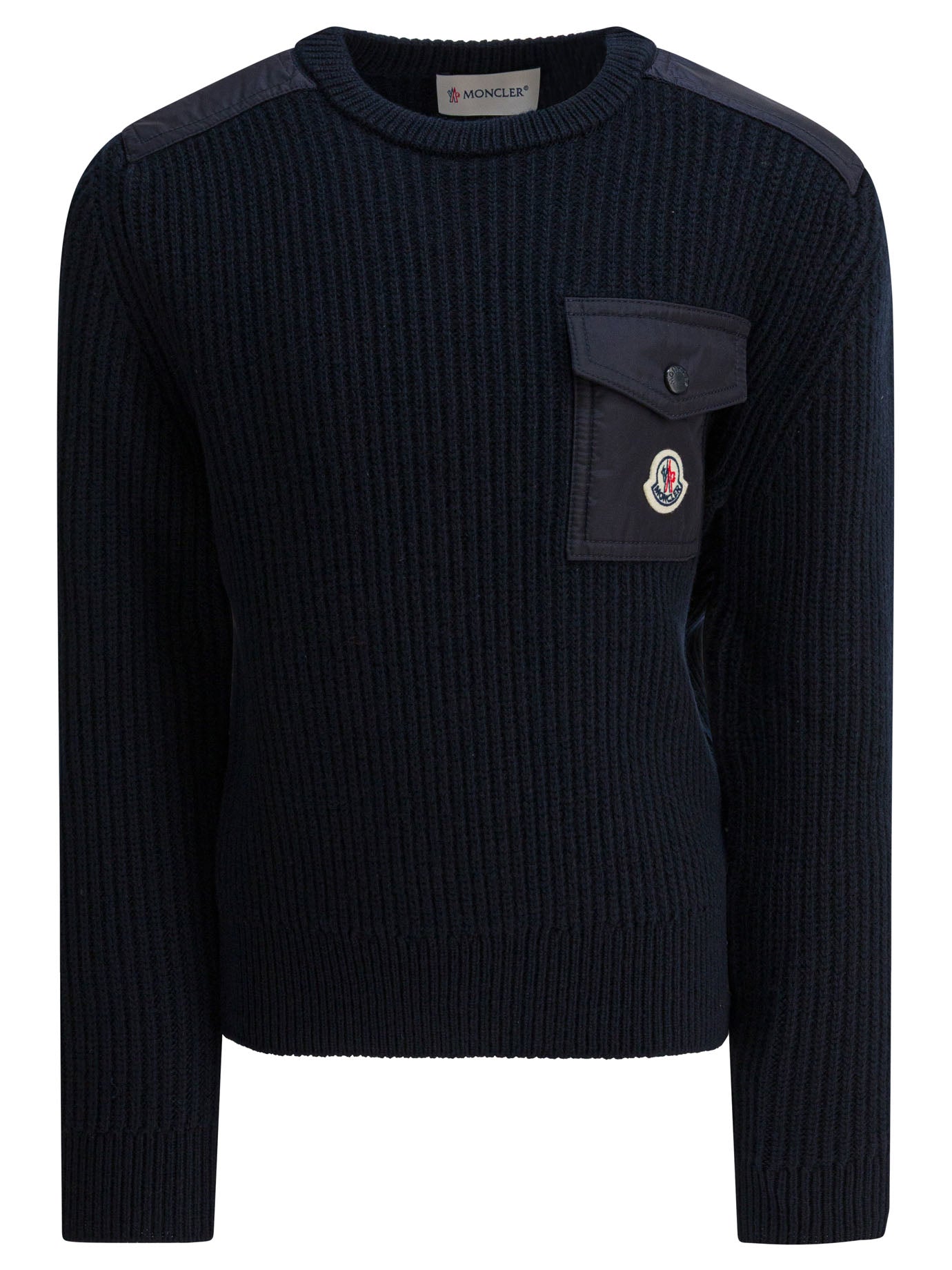 MONCLER KIDS Mini Wool Nylon Knitwear for Boys - FW25 Collection