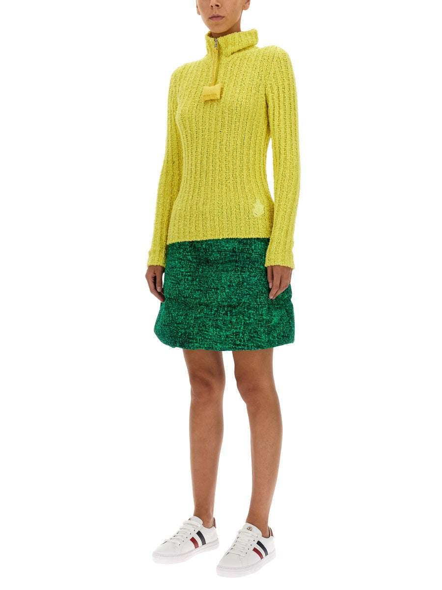 MONCLER GENIUS 1 MONCLER Unisex Zipper Up Collar T-Shirt