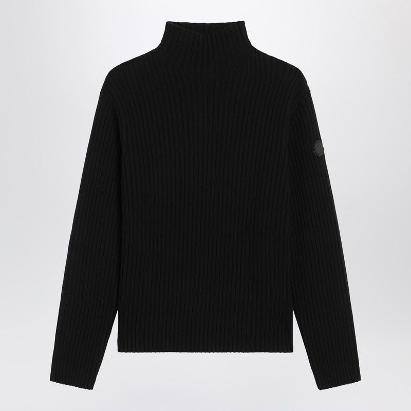MONCLER Wool and Cashmere Turtleneck Sweater for Men