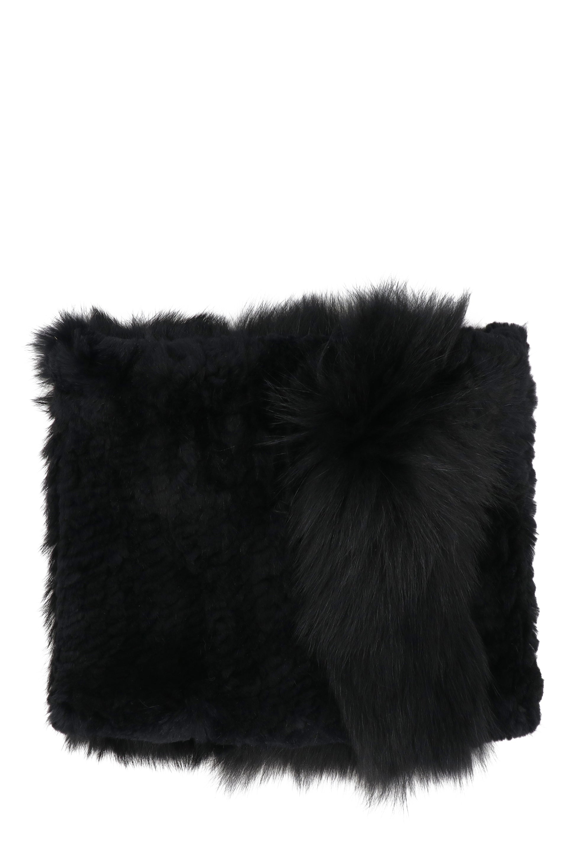 YVES SALOMON Luxurious Fur Neck Warmer