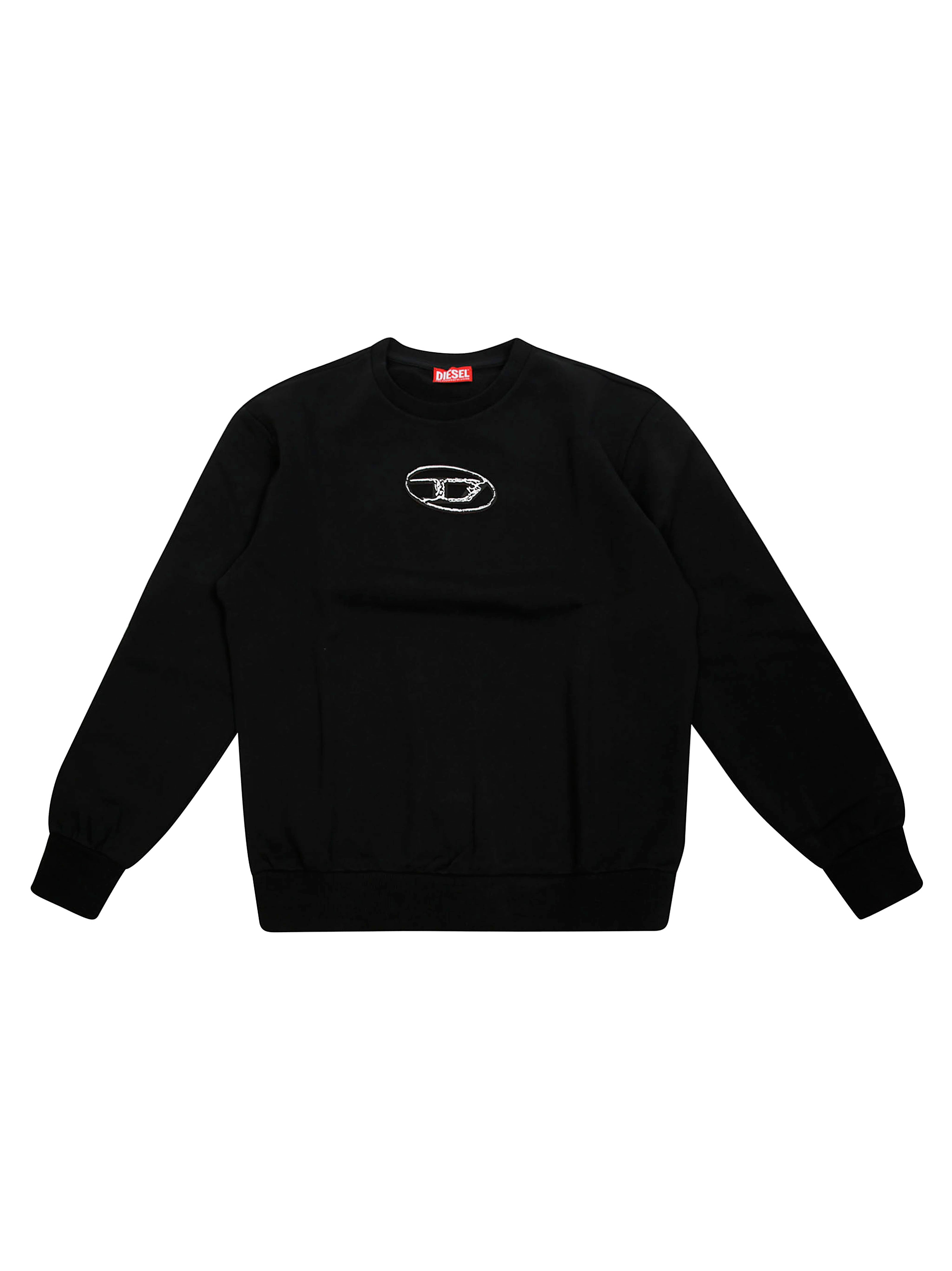 DIESEL Mini Sweatshirt with Logo Oval Design