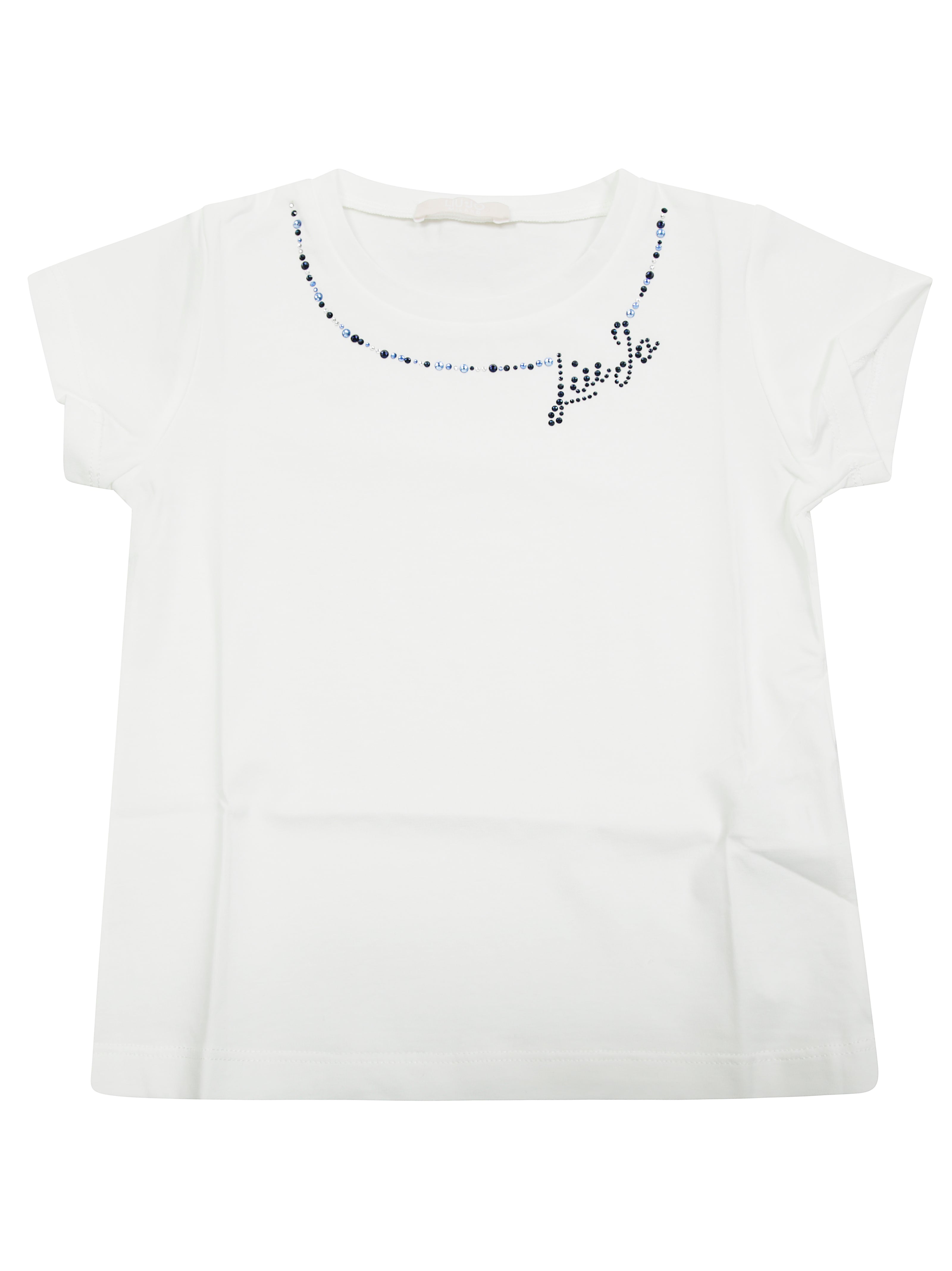 LIU JO KIDS Mini Sparkle Crew Neck T-Shirt for Kids