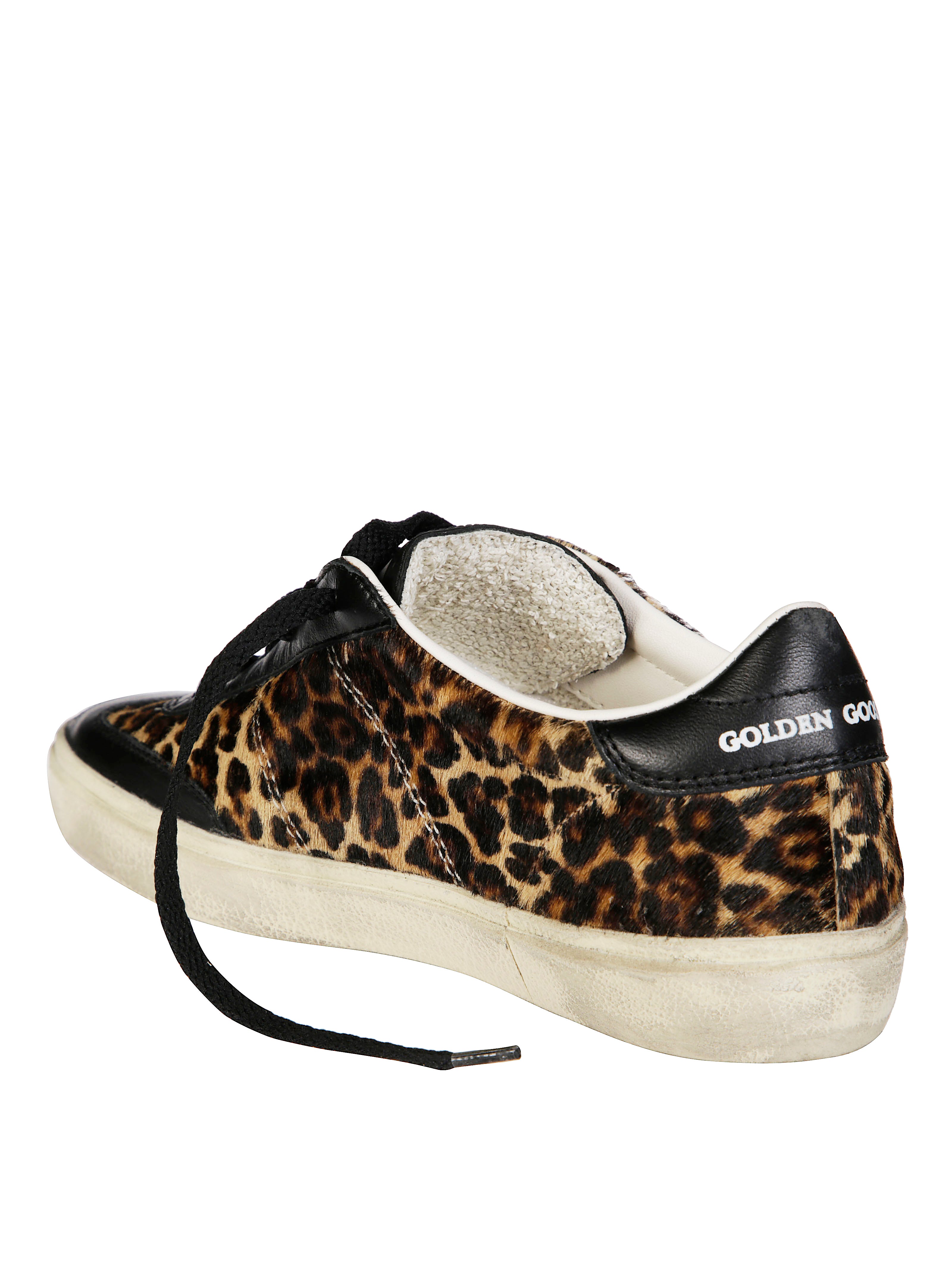 GOLDEN GOOSE Soul Star Leopard Sneakers for Men